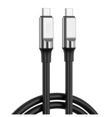 Кабель XO NB-Q252B PD 60W/1m Type-C to Type-C Fast Charging Чорний mag-6920680844807958