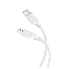 Кабель XO NB-Q236B Braided Type-c to TYPE-C 60W Data Cable Чорний mag-69206808342591037