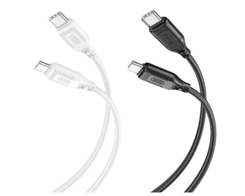 Кабель XO NB-Q236B Braided Type-c to TYPE-C 60W Data Cable Чорний mag-69206808342591037