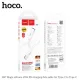 PD Кабель HOCO X87 Magic silicone charging data cable for Type-C to Type-C PD60W/3A/1m. White mag-6931474783264146709
