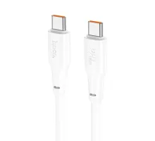 PD Кабель HOCO X93 Force 240W fast charging data cable Type-C to Type-C 2m. White mag-6931474790743144005