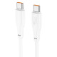 PD Кабель HOCO X93 Force 100W fast charging data cable Type-C to Type-C 1m. White mag-69314747907121966