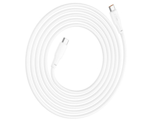 PD Кабель HOCO X93 Force 100W fast charging data cable Type-C to Type-C 1m. White mag-69314747907121966