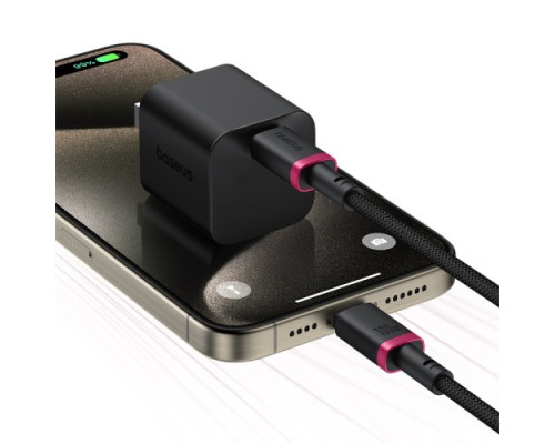 PD кабель Baseus Dura Series Type-C to Type-C 100W 2m Black-red P10377803U01-03 mag-6932172669973135968