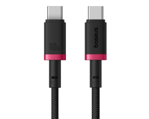 PD кабель Baseus Dura Series Type-C to Type-C 100W 2m Black-red P10377803U01-03 mag-6932172669973135968