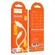 PD Кабель HOCO X122 Benefit 60W silicone charging data cable C to C 1m White mag-6942007662253154148