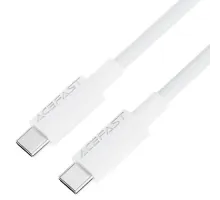 PD кабель ACEFAST C18-03 Type-C to Type-C braid charging data cable 60W 1,2m White mag-6974316284253153832