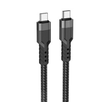 PD Кабель HOCO U110 PD Type-C to Type-C 60W charging data cable 1,2m. Black mag-6931474770622139097