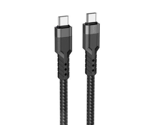 PD Кабель HOCO U110 PD Type-C to Type-C 60W charging data cable 1,2m. Black mag-6931474770622139097