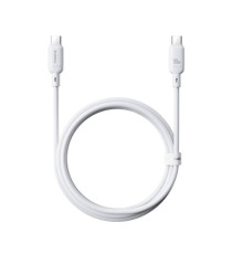 PD Кабель Baseus Silky Series Type-C to Type-C 100W 1m White P10377704213-00 mag-6932172668860140538