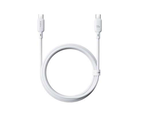 PD Кабель Baseus Silky Series Type-C to Type-C 100W 1m White P10377704213-00 mag-6932172668860140538