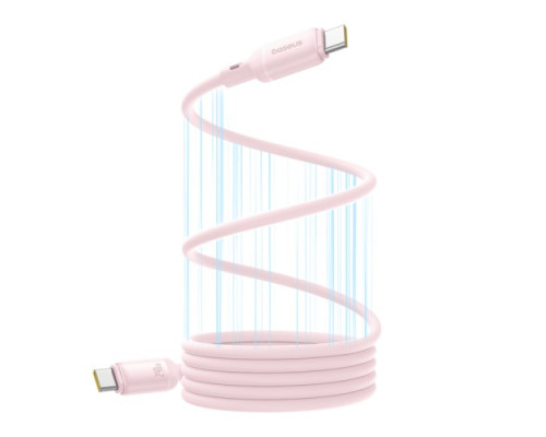 PD кабель Baseus PicoGo Magnetic Liquid Silicone Type-C to Type-C 240W 1m Pink P10376800411-00 mag-6932172677473135347