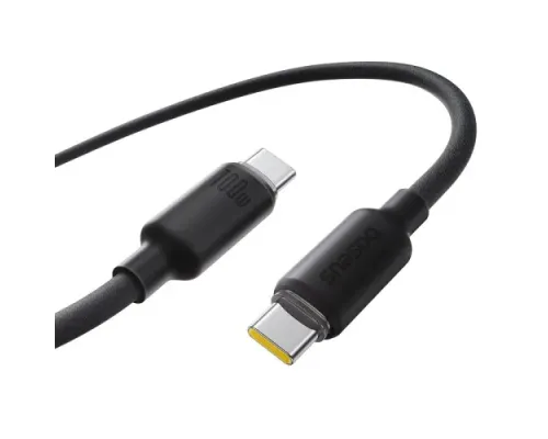 PD кабель Baseus Foamed Silicone Type-C to Type-C 100W 1m Black E0426700 mag-6932172693886145755