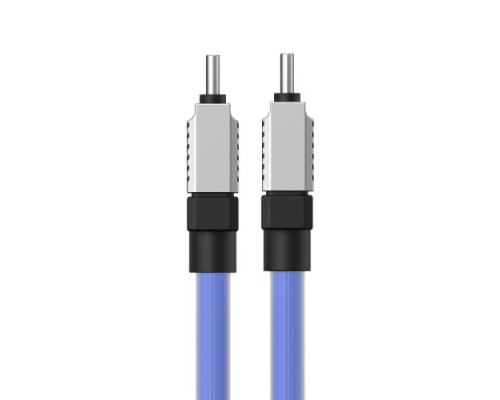PD кабель Baseus CoolPlay Series Fast Charging Cable Type-C to Type-C 100W 2m Blue CAKW000303 mag-693217262670961643