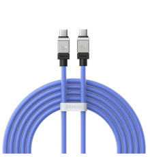 PD кабель Baseus CoolPlay Series Fast Charging Cable Type-C to Type-C 100W 2m Blue CAKW000303 mag-693217262670961643