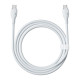 PD кабель Baseus Pudding Series Fast Charging Cable Type-C to Type-C 100W 2m White P10355702221-01 mag-693217263401854584