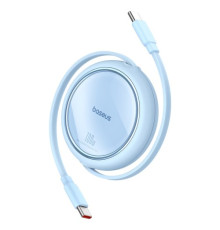 PD кабель Baseus Free2Draw Mini Retractable Charging Type-C to Type-C 100W 1m Blue дефект пакування mag-2000001573396106837