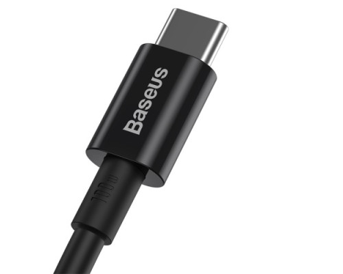 PD кабель Baseus Superior Series Fast Charging Data Cable Type-C to Type-C 100W 2m Black CATYS-C01 mag-695315620844554711