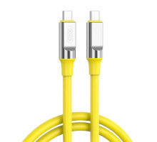Кабель XO NB-Q252B PD 60W/1m Type-C to Type-C Fast Charging Жовтий mag-6920680844814960