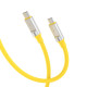 Кабель XO NB-Q252B PD 60W/1m Type-C to Type-C Fast Charging Жовтий mag-6920680844814960