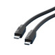 Кабель XO NB-Q233B Type-c to Type-C 60W Data Cable Чорний mag-69206808341121039