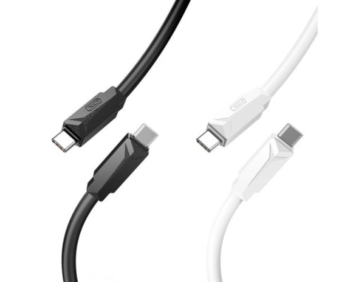 Кабель XO NB-Q233B Type-c to Type-C 60W Data Cable Чорний mag-69206808341121039