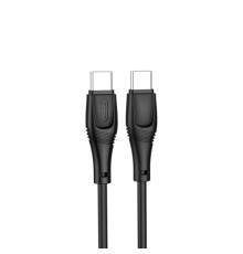 Кабель XO NB-Q239B PD 60W/1m Zeus Series Type-c to Type-c Чорний mag-6920680838875972