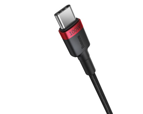 PD кабель Baseus Cafule Cable USB-C to USB-C 100W 2m 2шт. Red Black+Grey Black P10318306003-01 mag-693217265744454619