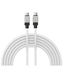 PD кабель Baseus CoolPlay Series Fast Charging Cable Type-C to Type-C 100W 2m White дефект пакування mag-2000001588949144406