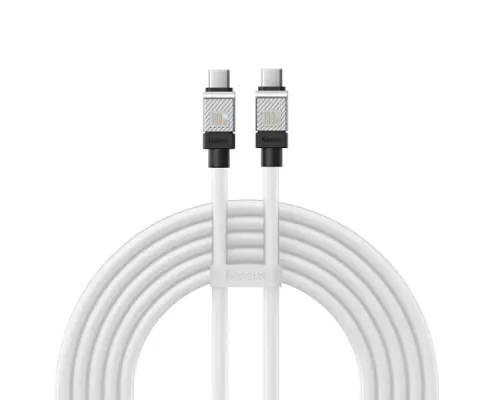 PD кабель Baseus CoolPlay Series Fast Charging Cable Type-C to Type-C 100W 2m White дефект пакування mag-2000001588949144406