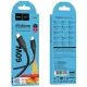 PD Кабель HOCO X124 Bien 60W silicone charging data cable C to C/1m black mag-6942007664448153977