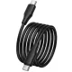 PD Кабель HOCO X124 Bien 60W silicone charging data cable C to C/1m black mag-6942007664448153977