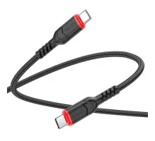 PD Кабель HOCO X59 Victory Type-C - to - Type-C 60W/3A/3m. black mag-6942007623087144020
