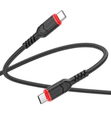 PD Кабель HOCO X59 Victory Type-C - to - Type-C 60W/3A/3m. black mag-6942007623087144020