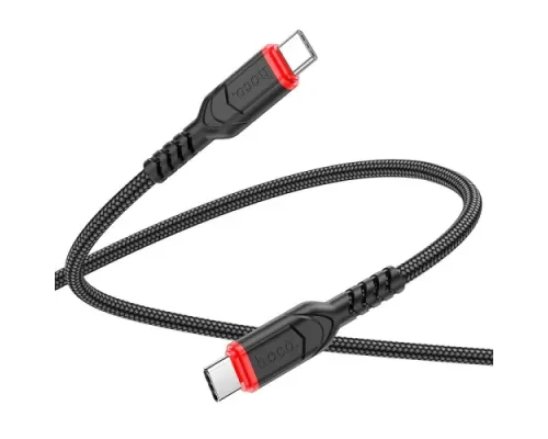 PD Кабель HOCO X59 Victory Type-C - to - Type-C 60W/3A/3m. black mag-6942007623087144020