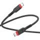 PD Кабель HOCO X59 Victory Type-C - to - Type-C 60W/3A/3m. black mag-6942007623087144020