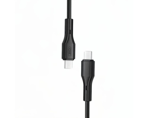 Кабель XO NB-Q231B Rock Series Type-c to Type-C 60W Data Cable Чорний mag-69206808334981040
