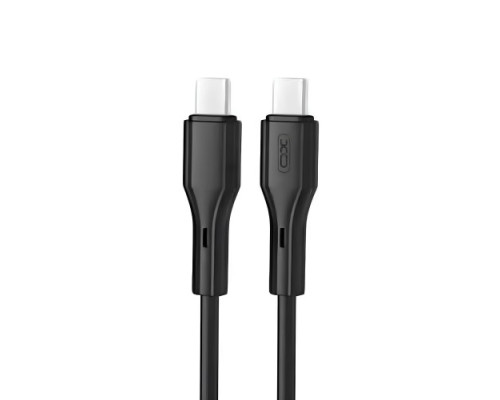 Кабель XO NB-Q231B Rock Series Type-c to Type-C 60W Data Cable Чорний mag-69206808334981040