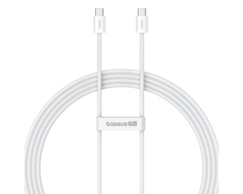 PD кабель Baseus Superior Series2 Fast Charging Cable Type-C to Type-C 100W 2m White P10365200211-04 mag-6932172649180128954