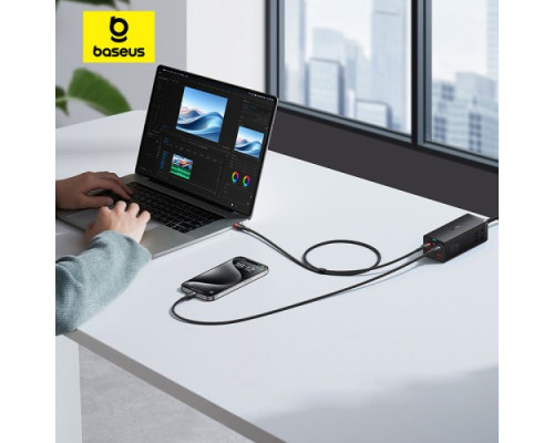 PD кабель Baseus Cafule Cable USB-C to USB-C 100W 1m 2шт Red Black+Grey Black P10318306003-00 mag-693217265745154620
