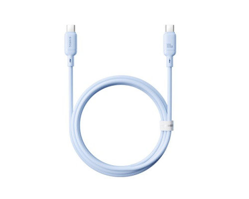 PD Кабель Baseus Silky Series Type-C to Type-C 100W 1m Blue P10377704313-00 mag-6932172668877135335