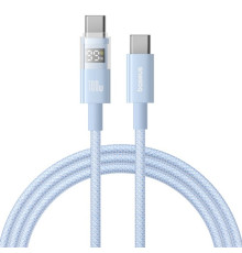 PD кабель Baseus Display 2 Fast Charging Type-C to Type-C 100W 1m Blue P10382702311-00 mag-6932172682354135363