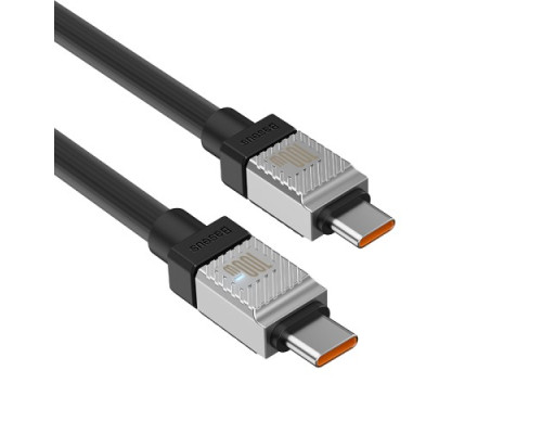 PD кабель Baseus CoolPlay Series Fast Charging Cable Type-C to Type-C 100W 2m Black CAKW000301 mag-6932172626686128908