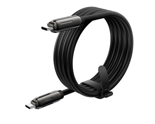 PD Кабель HOCO U136 Prize 60W charging data cable C to C 1,2m. Black mag-6942007632331132406