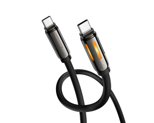 PD Кабель HOCO U136 Prize 60W charging data cable C to C 1,2m. Black mag-6942007632331132406