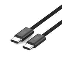 Кабель XO NB-Q273 woven style type-c to type-c charging cable 60W Чорний mag-69206808577221506