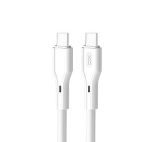 Кабель XO NB-Q231B Rock Series Type-c to Type-C 60W Data Cable Білий mag-69206808335041041