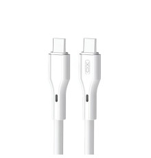 Кабель XO NB-Q231B Rock Series Type-c to Type-C 60W Data Cable Білий mag-69206808335041041