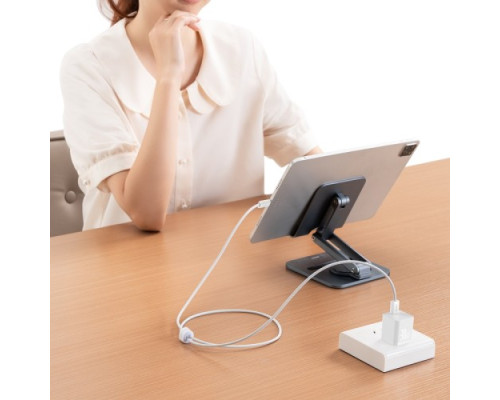 PD кабель Baseus Superior Series2 Fast Charging Cable Type-C to Type-C 100W 1m White P10365200211-03 mag-6932172649197128955