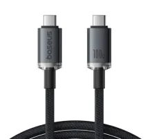 PD кабель Baseus Crystal Shine USB3.2 Type-C to Type-C 20Gb 100W 1.5m Black P10318204111-00 mag-6932172657994147478